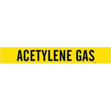 Brady ACETYLENE GAS Pipe Marker|Buy Online