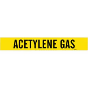 Brady ACETYLENE GAS Pipe Marker|Buy Online