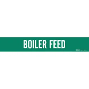 Brady BOILER FEED Pipe Marker|Buy Online