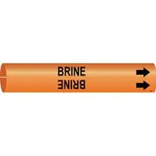 Brady BRINE Snap-On/Strap-On Pipe Marker/ Buy Online