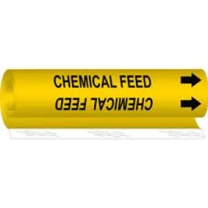 Brady CHEMICAL FEED High Performance Pipe Marker/ Buy Online
