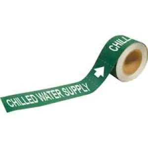 Brady CHILLED WATER SUPPLY Pipe Markers-To-Go|Buy Online