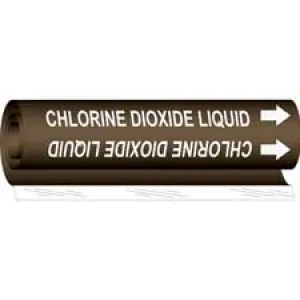 Brady CHLORINE DIOXIDE LIQUID High Performance Pipe Marker/ Buy Online