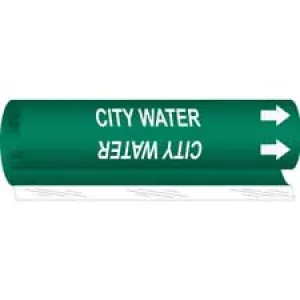 Brady CITY WATER High Performance Pipe Marker|Buy Online