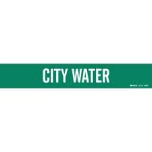 Brady CITY WATER Polyester Pipe Markers|Buy Online