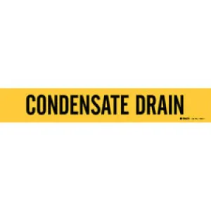 Brady CONDENSATE DRAIN Pipe Marker|Buy Online
