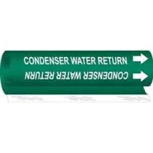 Brady CONDENSER WATER RETURN High Performance Pipe Marker|Buy Online