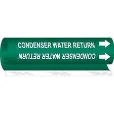 Brady CONDENSER WATER RETURN High Performance Pipe Marker|Buy Online