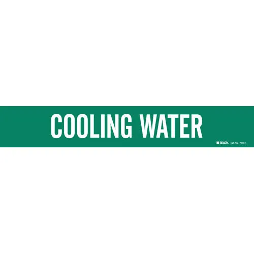 Brady COOLING WATER Pipe Marker|Buy Online