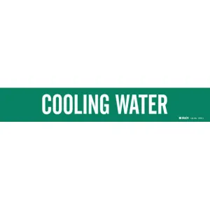 Brady COOLING WATER Pipe Marker|Buy Online