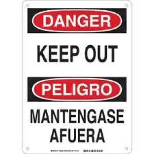 Brady DANGER Keep Out Sign/ Buy online