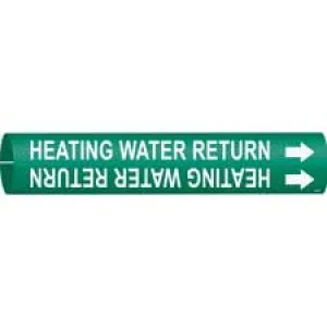 Brady HEATING WATER RETURN Snap-On Pipe Marker|Buy Online