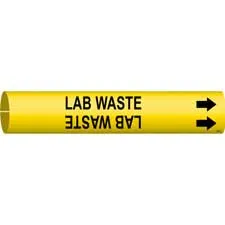 Brady LAB WASTE Snap-On Pipe Marker|Buy Online