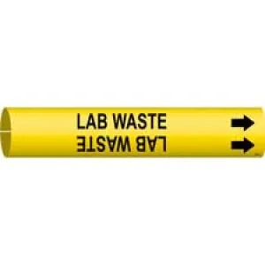 Brady LAB WASTE Snap-On Pipe Marker|Buy Online