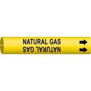 Brady NATURAL GAS Snap-On Pipe Marker|Buy Online