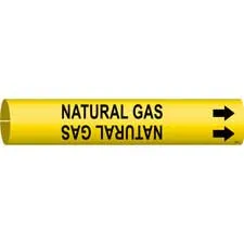 Brady NATURAL GAS Snap-On Pipe Marker|Buy Online