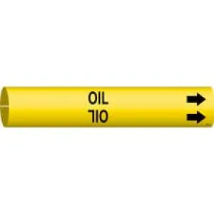Brady OIL Snap-On Pipe Marker|Buy Online