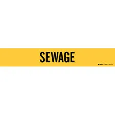 Brady SEWAGE Pipe Marker|Buy Online
