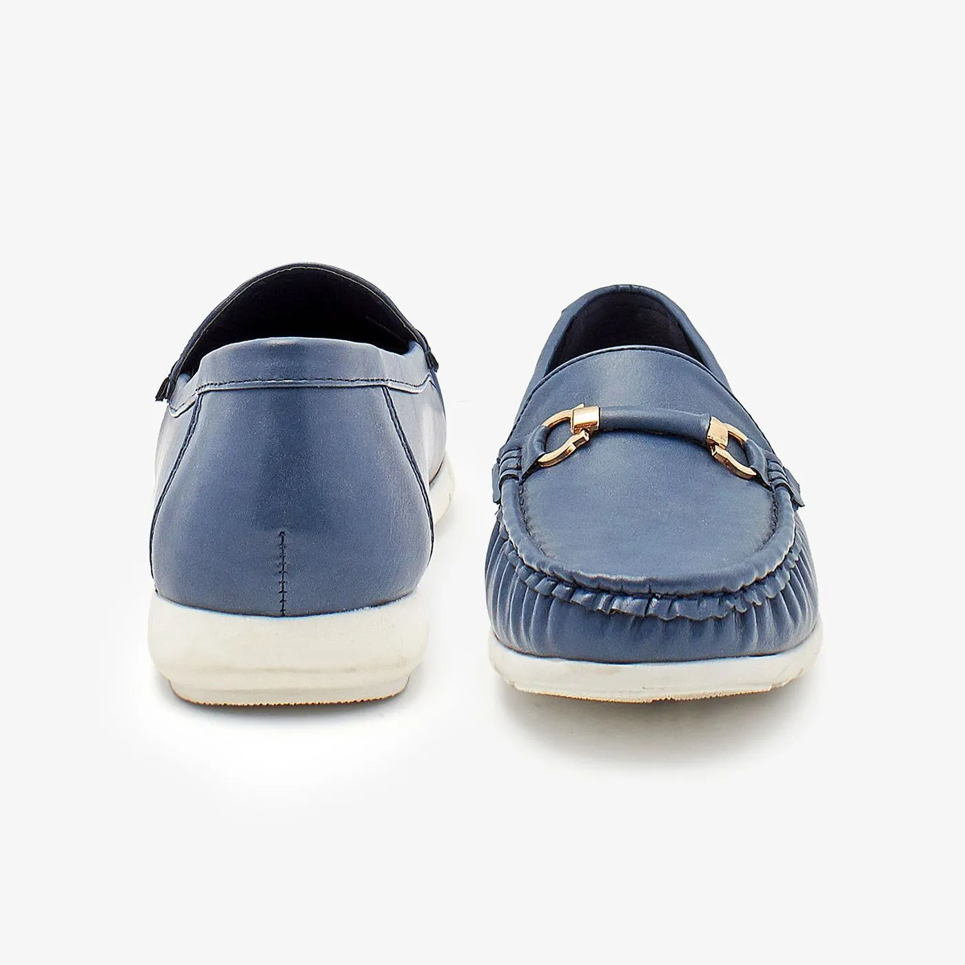 Buckled Ladies Loafers