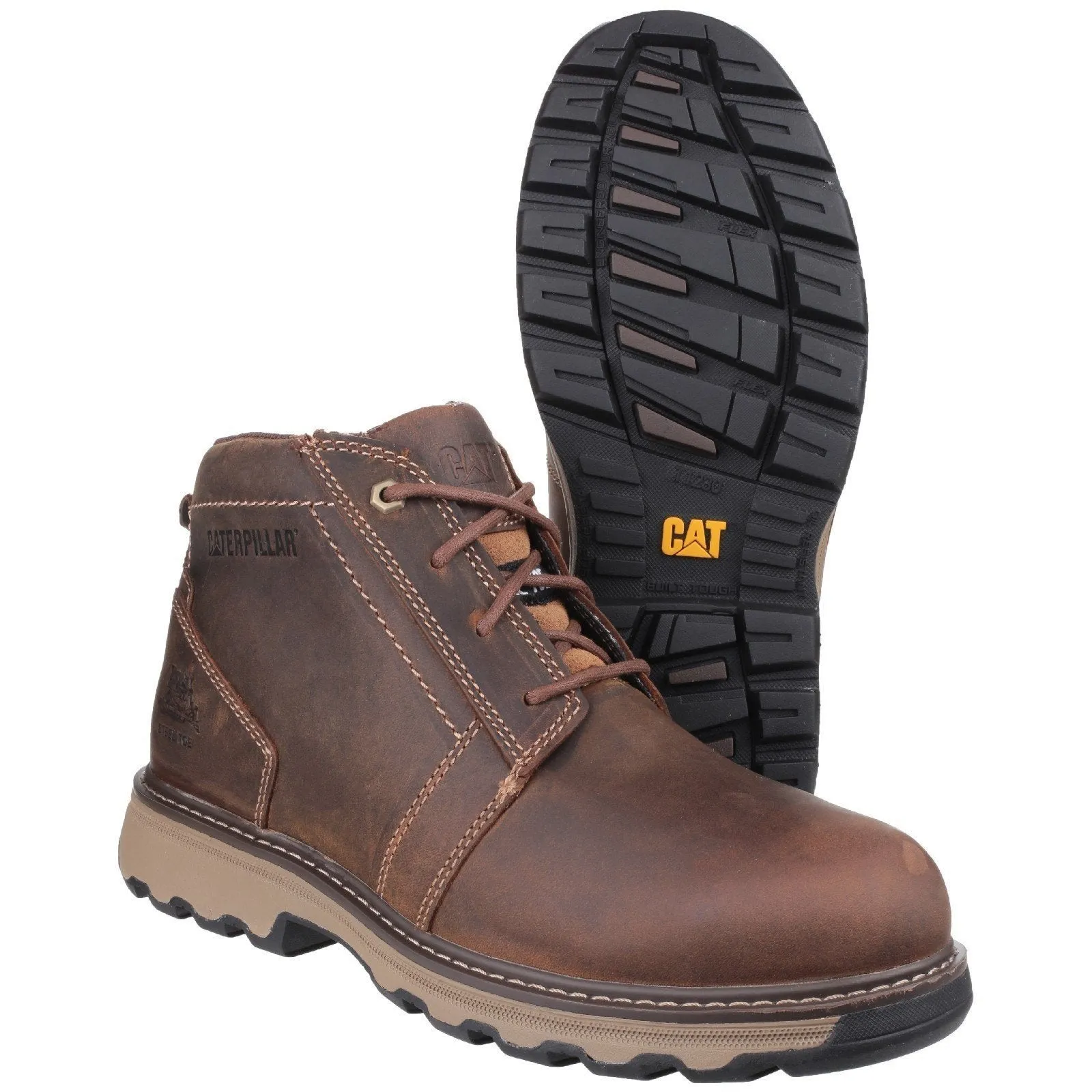 Caterpillar NEW Parker Wide-Fitting Mens Safety Boot | Steel Toe Cap