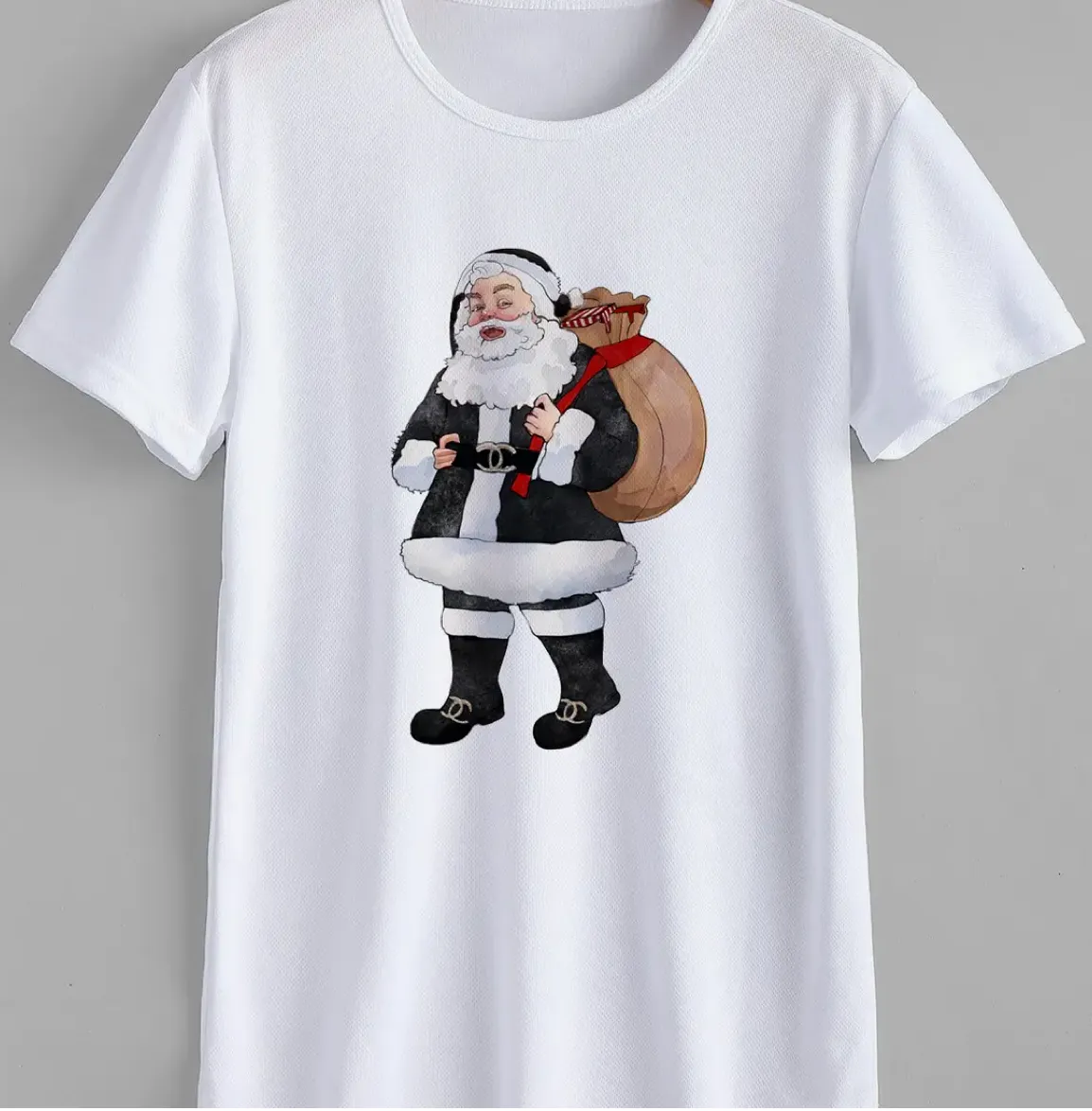 Chic Santa Tea Towel