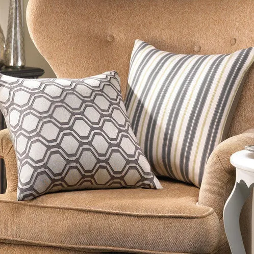 Chic Stripes Throw Pillow