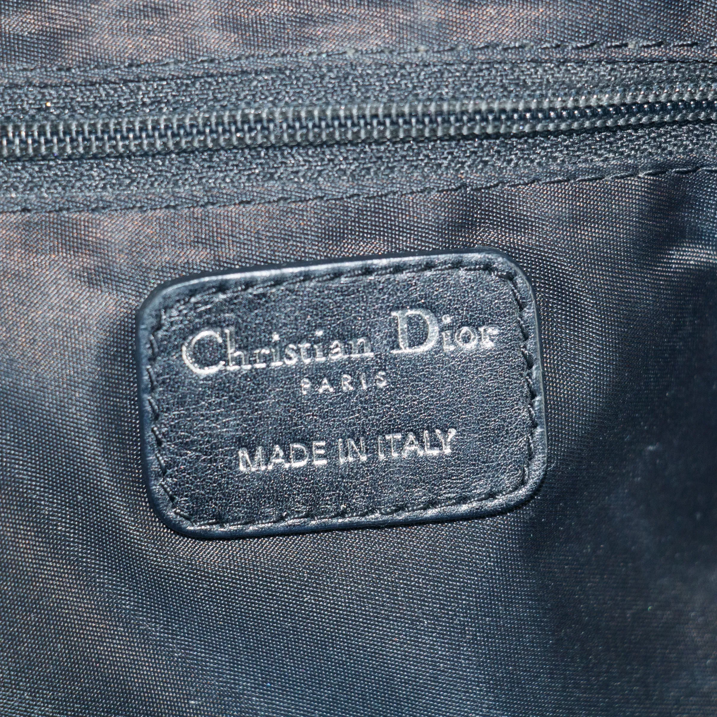 Christian Dior Cannage Quilted Nylon Tote Bag #2696