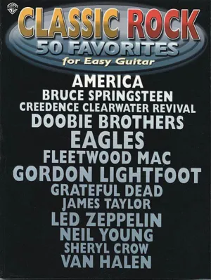 CLASSIC ROCK 50 FAVORITES EASY GUITAR TAB