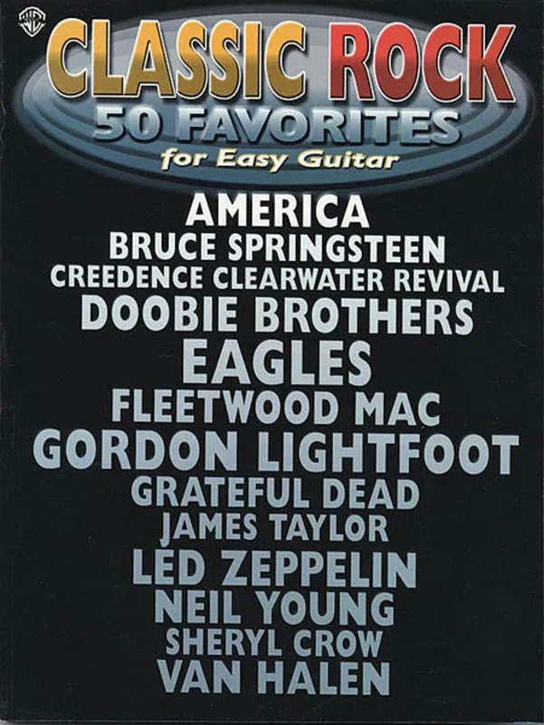 CLASSIC ROCK 50 FAVORITES EASY GUITAR TAB