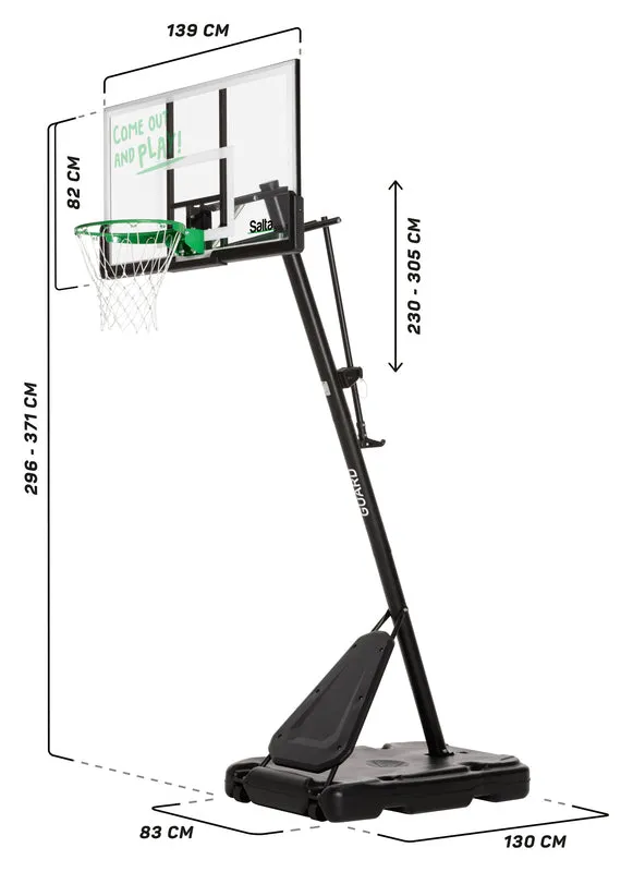 Cos de Baschet Salta GUARD Ajustabil 230-305 cm