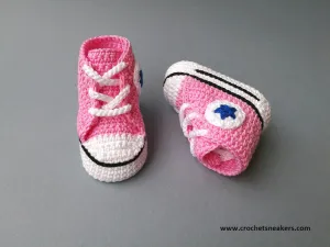 Crochet Pattern baby shoes, newborn booties