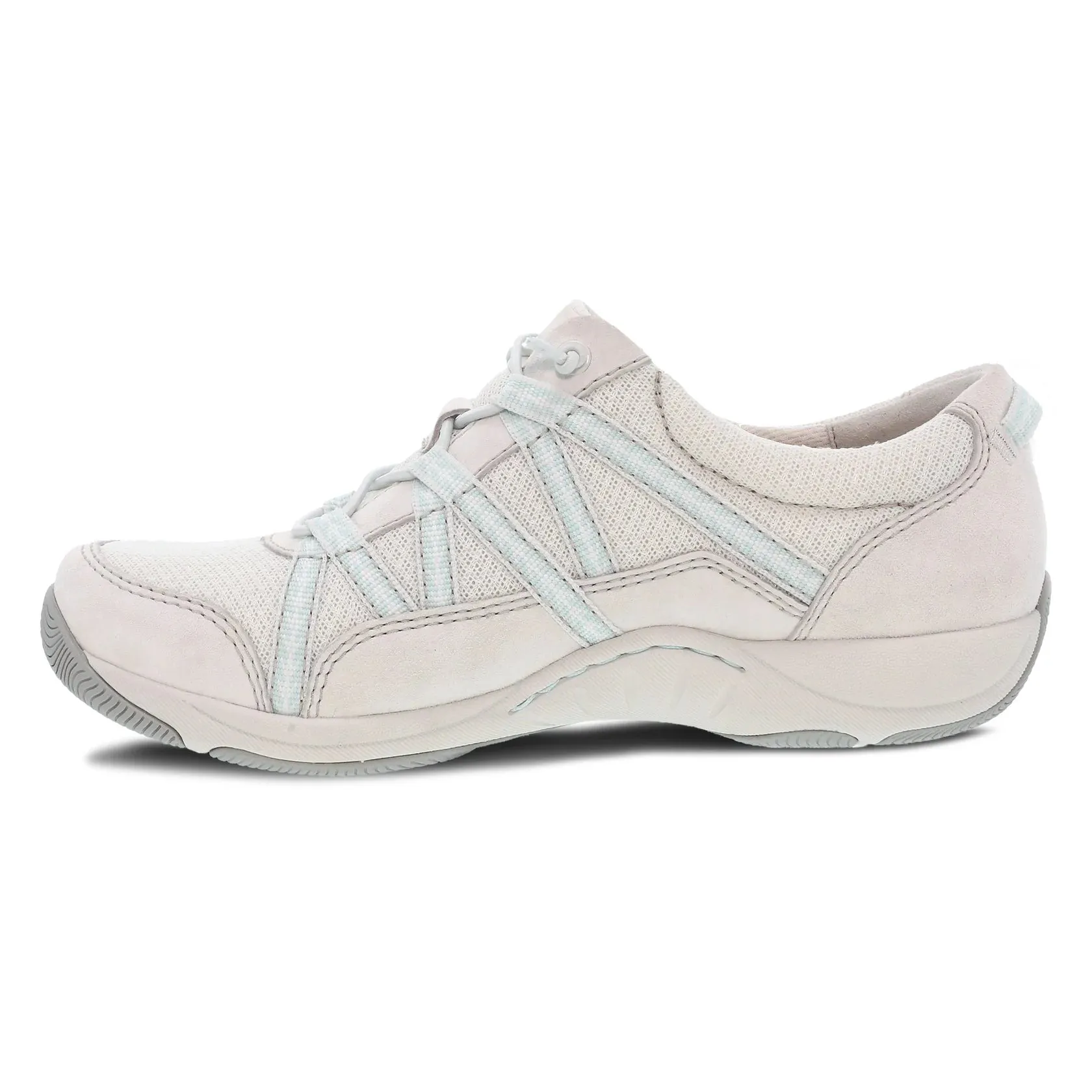 DANSKO HARLYN ECRU SUEDE SNEAKER