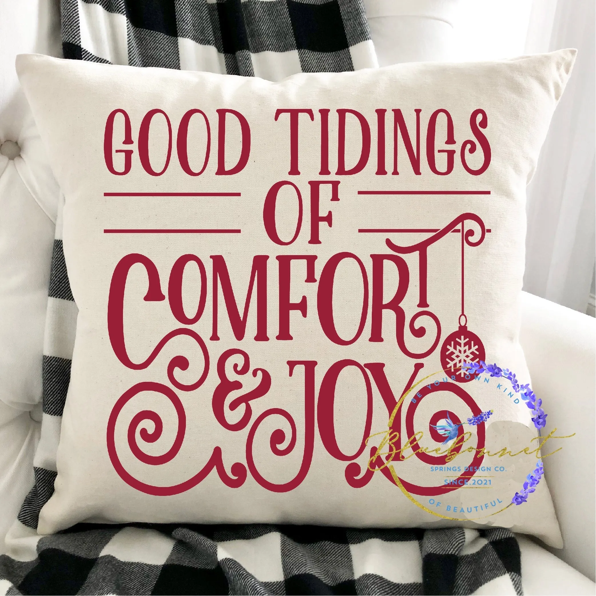 Designer Christmas Pillows