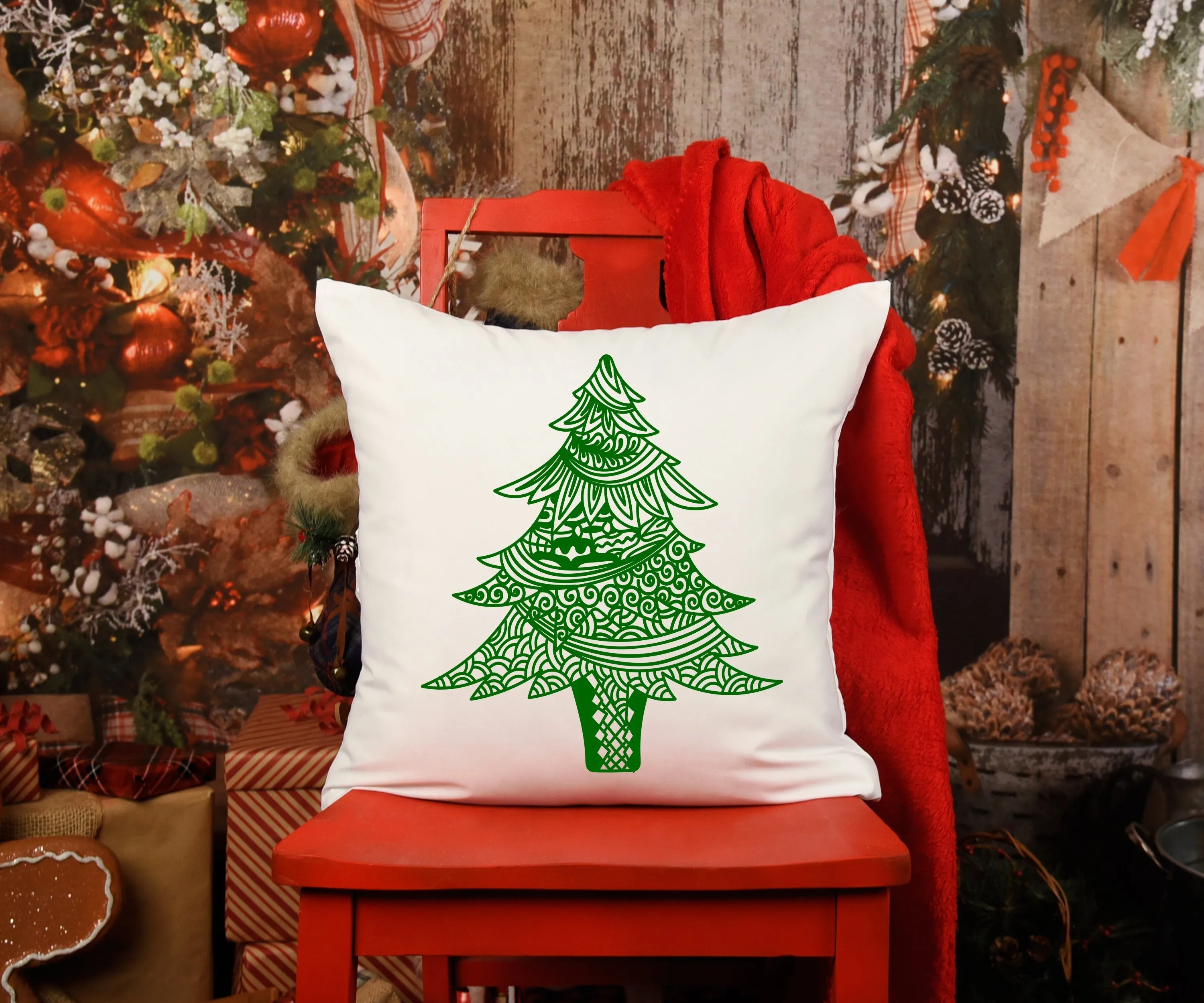 Designer Christmas Pillows