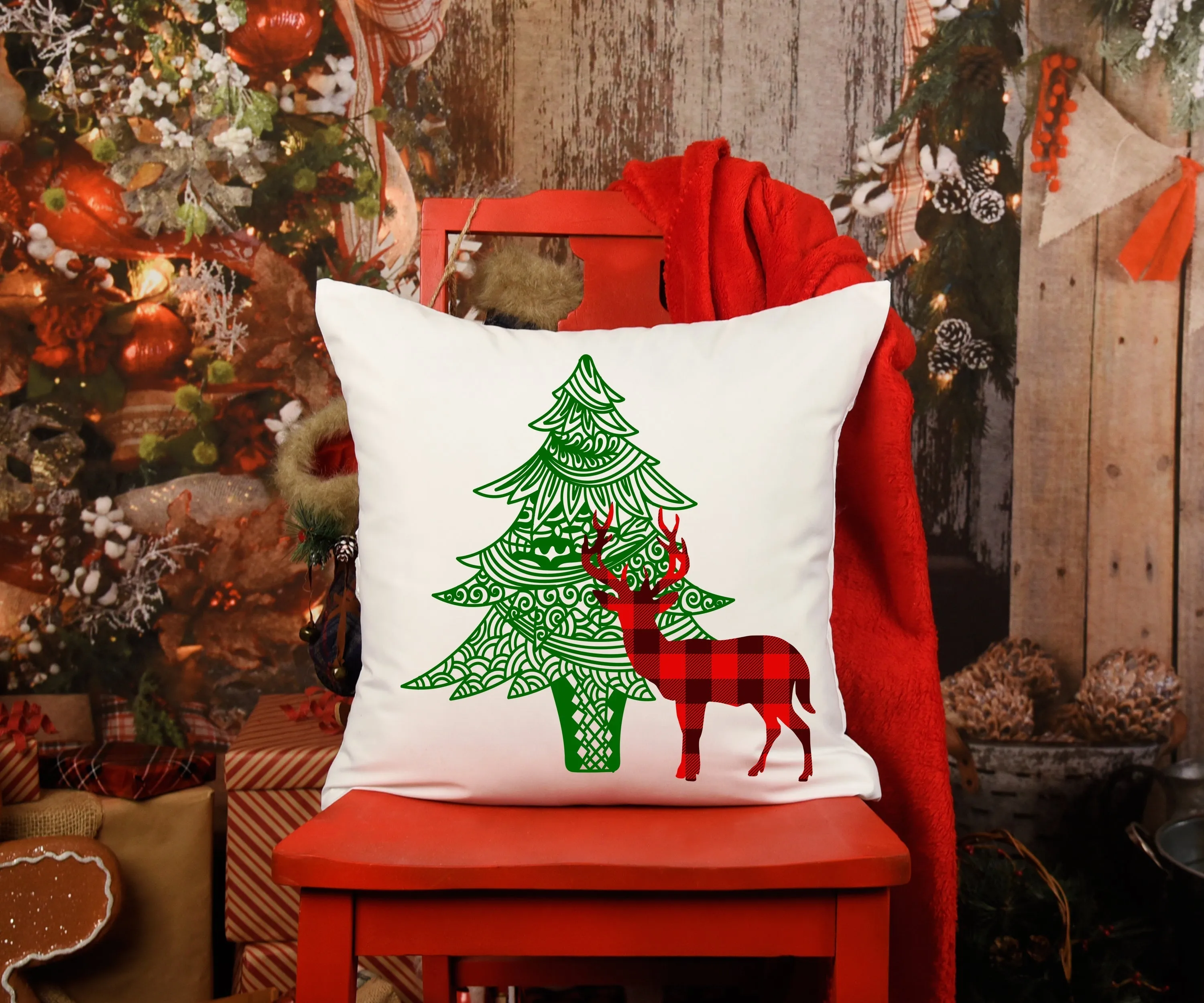 Designer Christmas Pillows