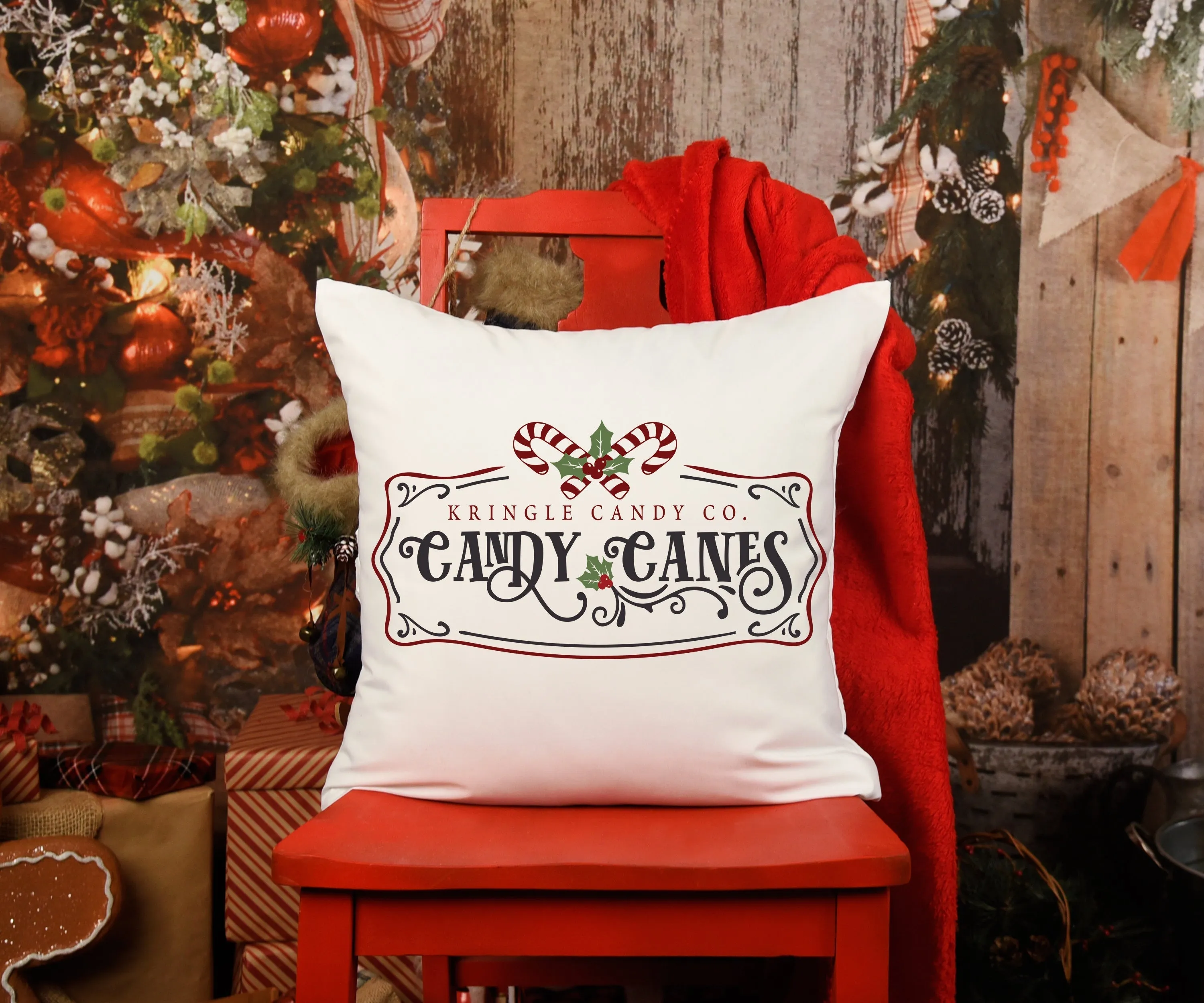 Designer Christmas Pillows