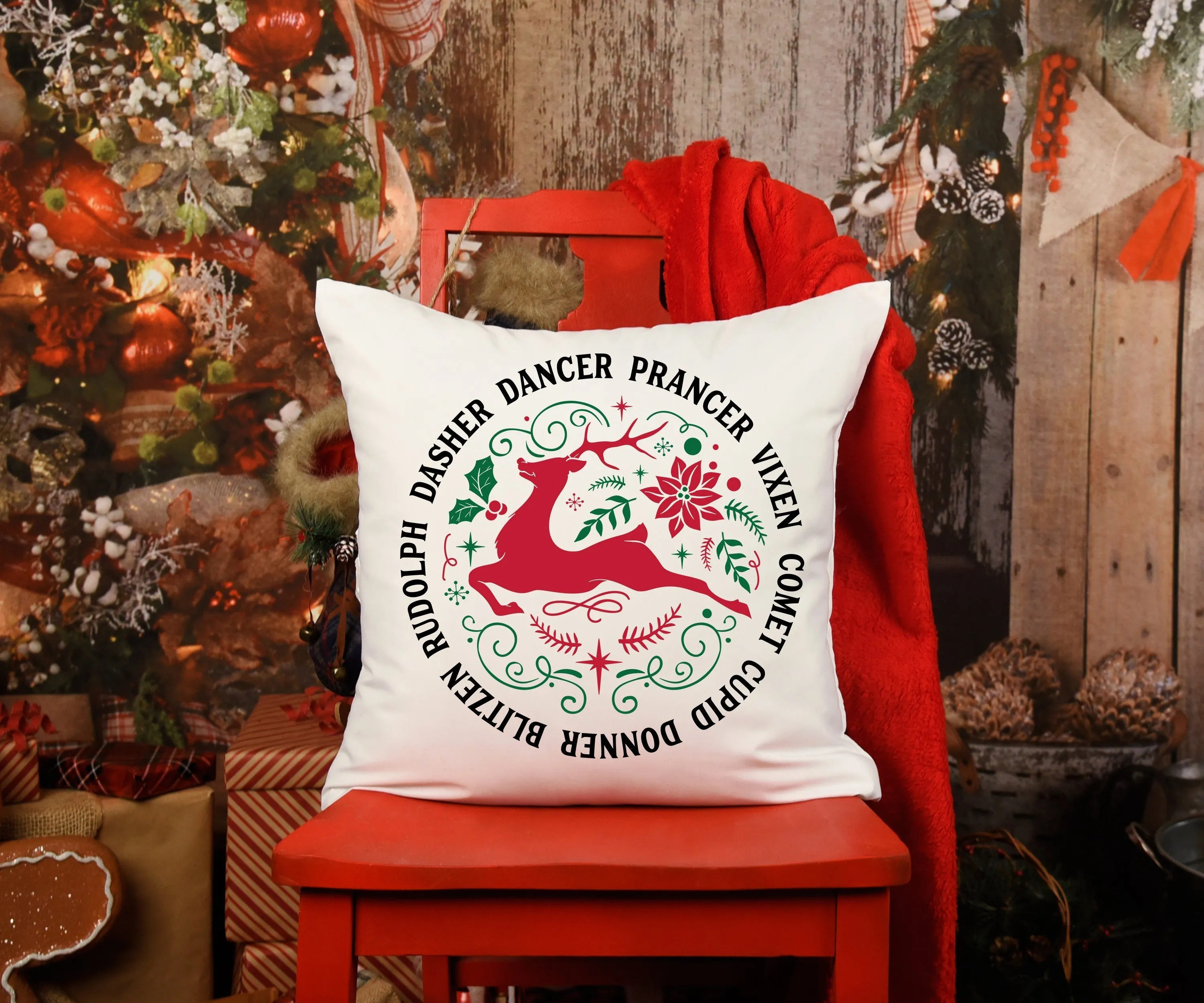 Designer Christmas Pillows