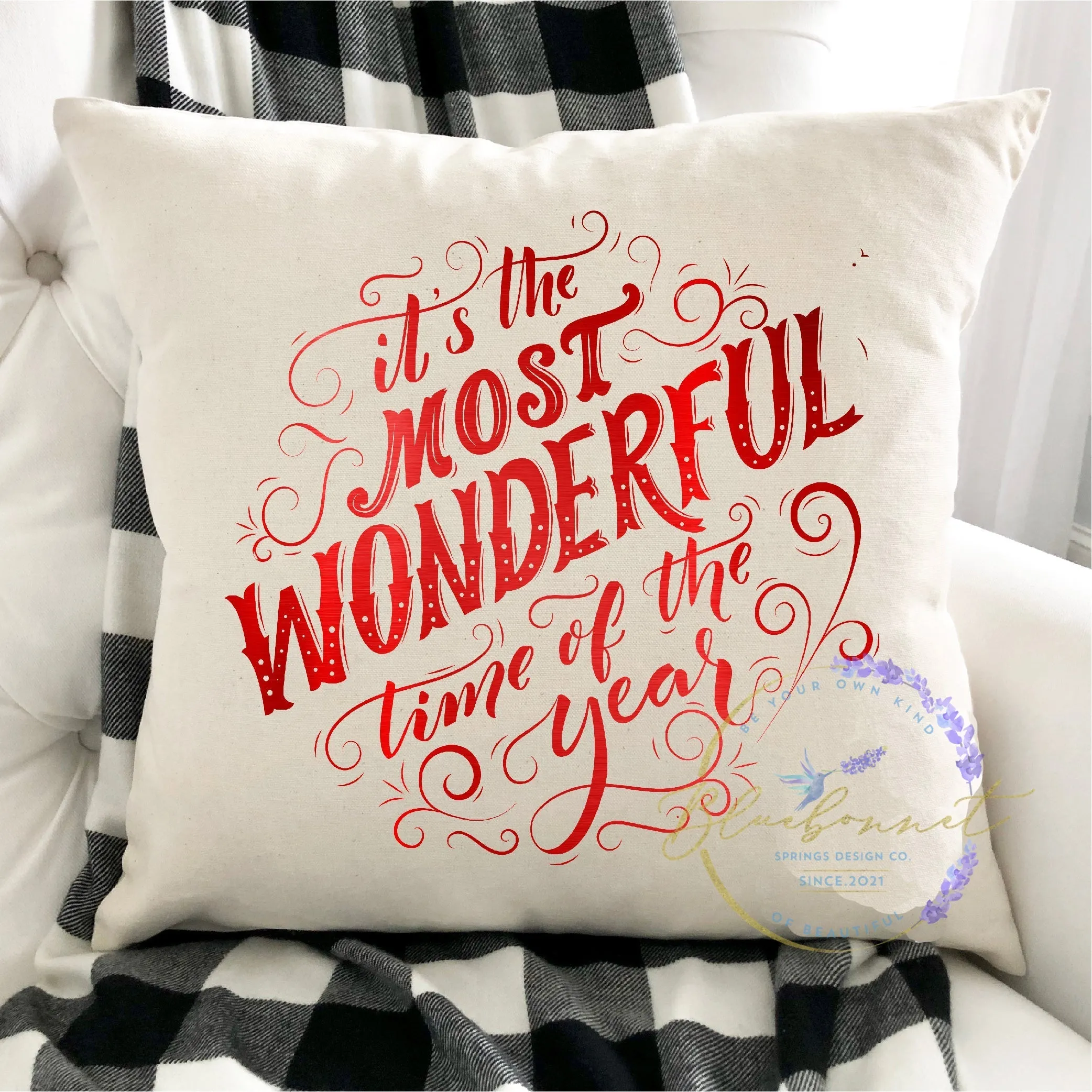 Designer Christmas Pillows