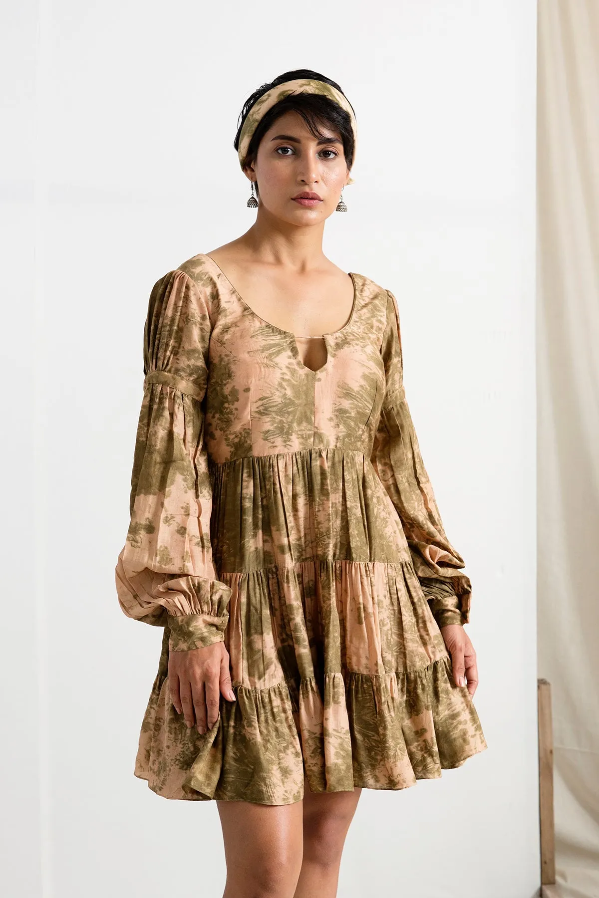 Dove - Tie & Dye Layered Dress