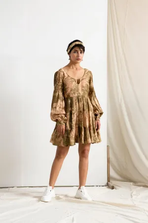 Dove - Tie & Dye Layered Dress