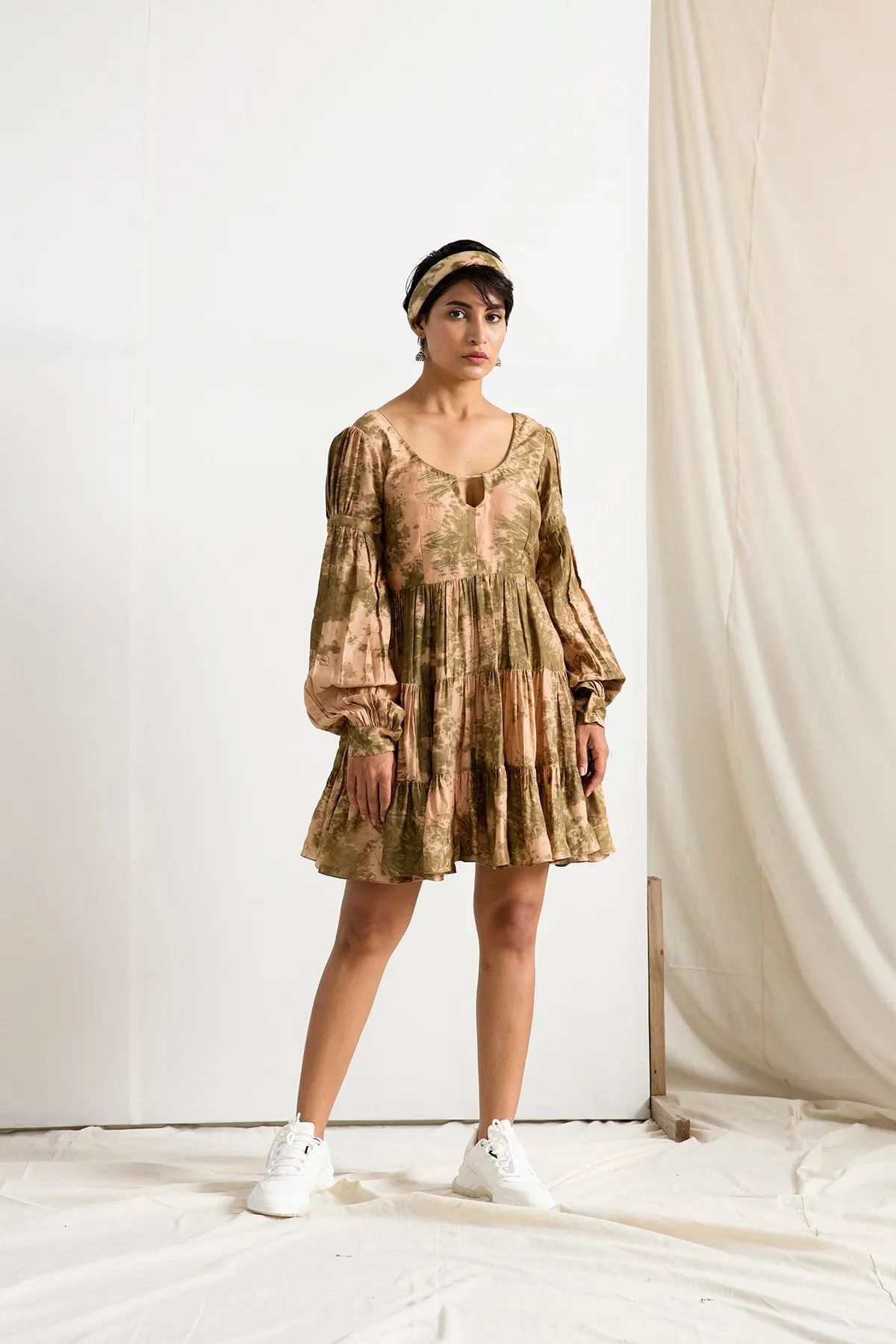 Dove - Tie & Dye Layered Dress