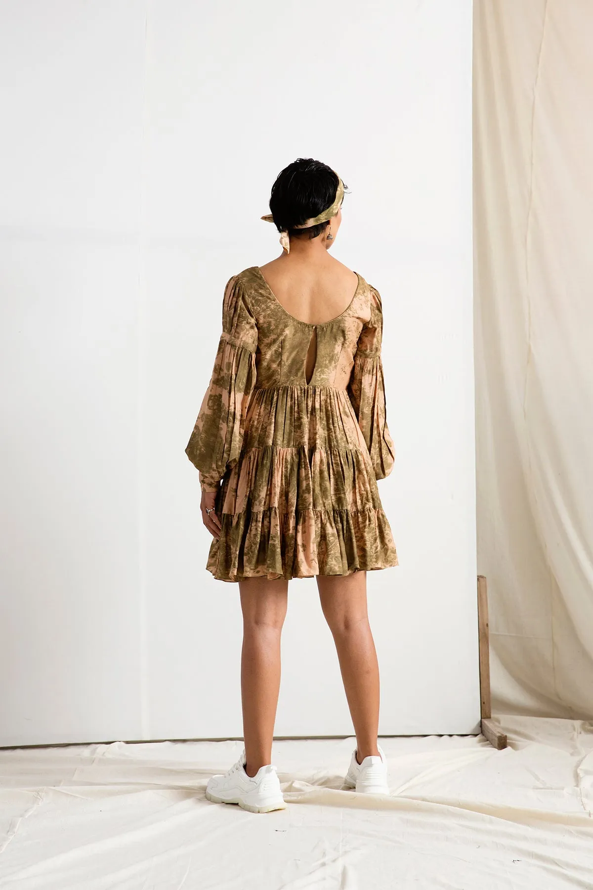 Dove - Tie & Dye Layered Dress