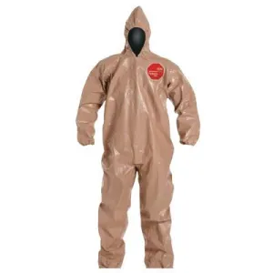 DuPont™ Tychem CPF3 Coveralls with attached Hood and Socks, , 3X-Large, C3122T-3X-BN