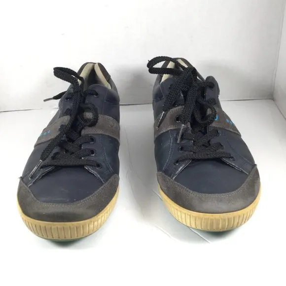 ECCO Leather Laced Sneakers Navy Size EU 43 / US 9/9.5