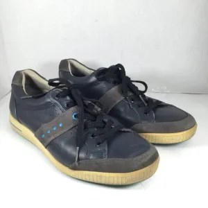 ECCO Leather Laced Sneakers Navy Size EU 43 / US 9/9.5
