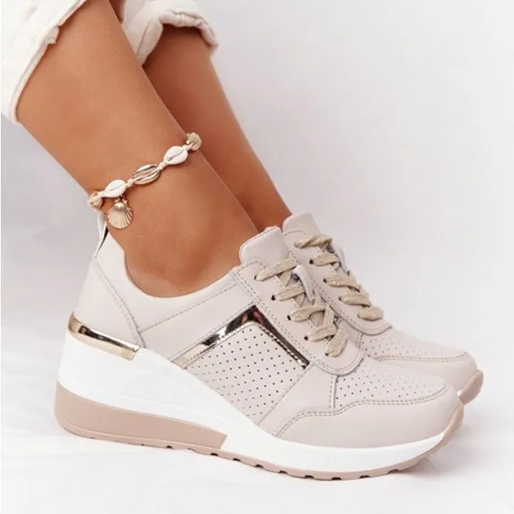 Ergonomic designer sneakers for women