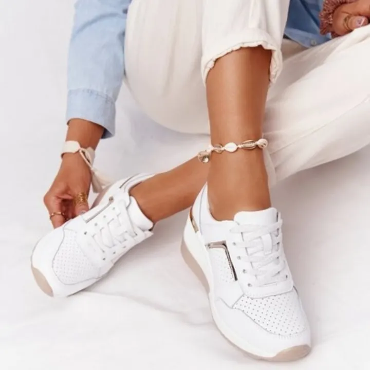 Ergonomic designer sneakers for women