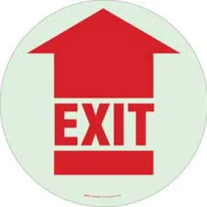 EXIT BradyGlo Floor Sign/Buy online