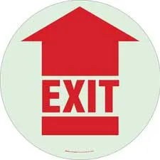 EXIT BradyGlo Floor Sign/Buy online