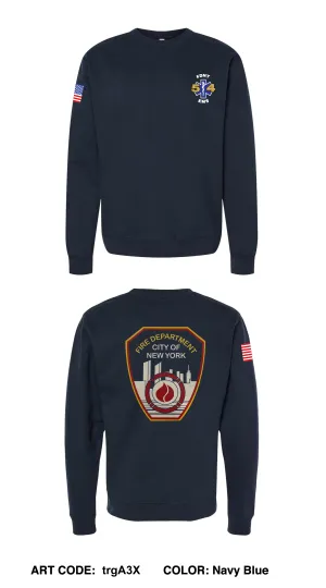 FDNY EMS Comfort Unisex Crewneck Sweatshirt - trgA3X